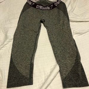 Gymshark cropped flex leggings, size large